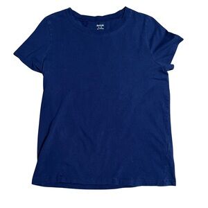 Madewell Navy Blue Cotton Tee Shirt Medium | Classic Crewneck Everyday Essential